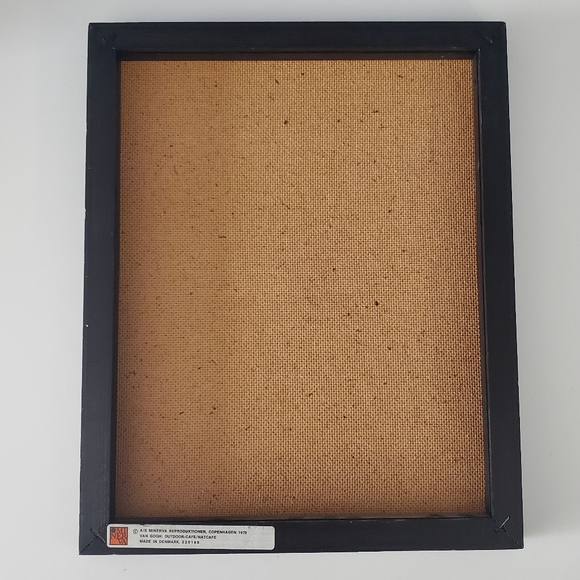 Vincent Van Gogh - Cafe Terrace at Night 12×10 Inch Vintage 1970's Wall Art - Picture 6 of 8